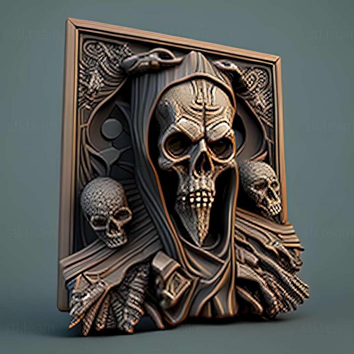 3D model Undead Overlord game (STL)